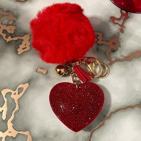 NWT Martha Stewart glass candle holder with matching wine glass and keychain - Picture 4 of 6